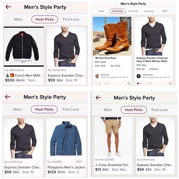 Express Sweater Charcoal Grey V Neck Merino Wool - Picture 5 of 8